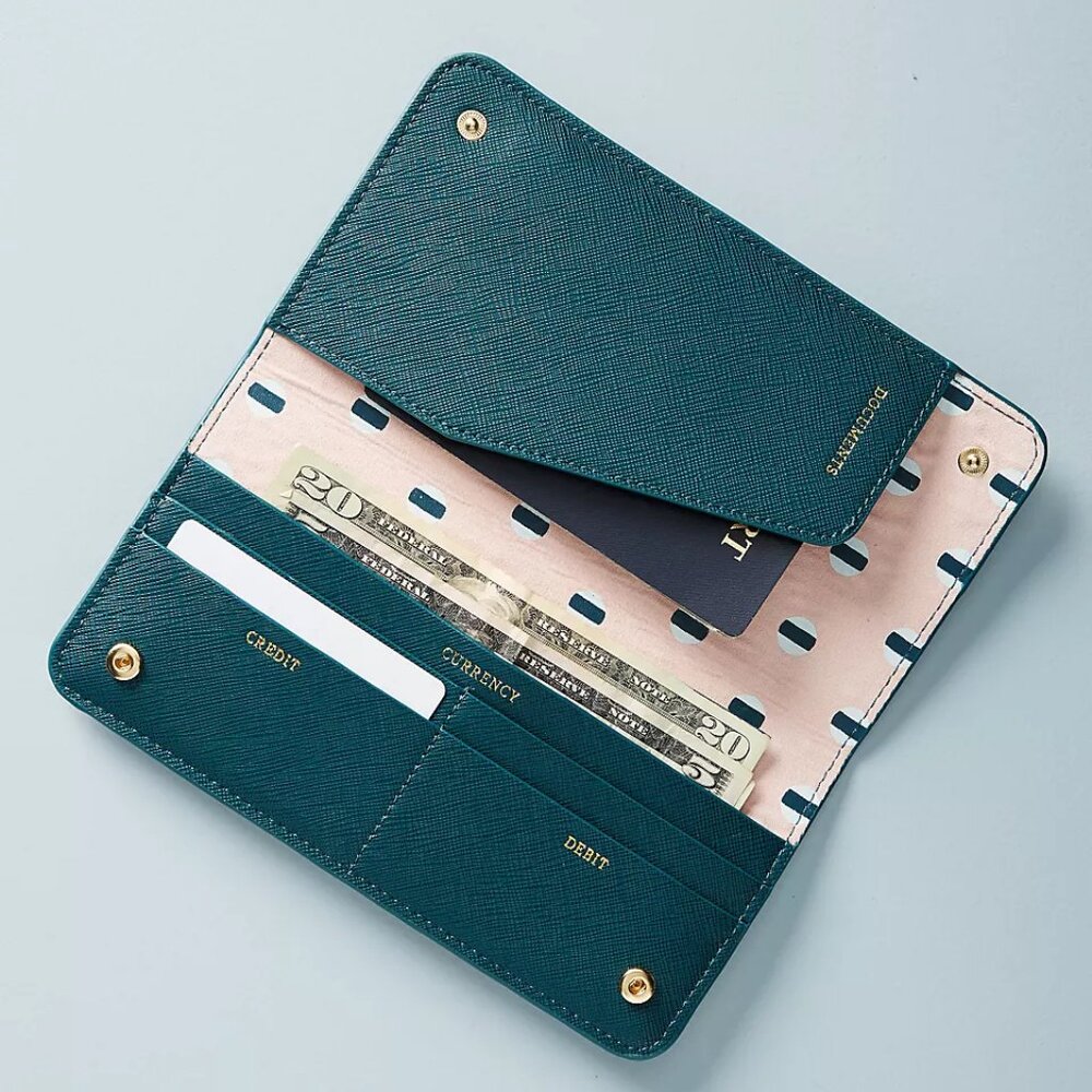 SUNO for Anthropologie Travel Wallet NWT - Picture 3 of 3